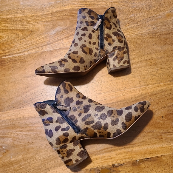 Cole Haan Leopard Booties - Picture 2 of 8